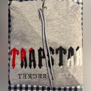 Trapstar Its a Secret red black and grey colourway